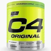 C4 original pre workout green apple, 50 servings